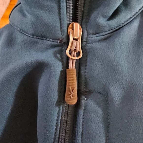 Ibex Sofshell Full Zip Jacket Peak Climawool Logo Green Small Women's - Picture 9 of 9